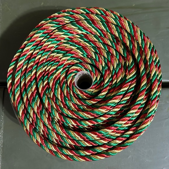 Ribbon corded 55 yds Christmas - Picture 1 of 3